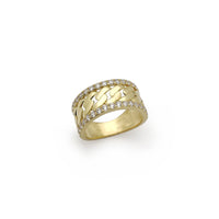 Miami Cuban CZ Ring (14K) Miami Cuban CZ Ring (14K)
