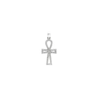 Mini Iced-Out Ankh CZ Pendant (14k) Popular Jewelry New York