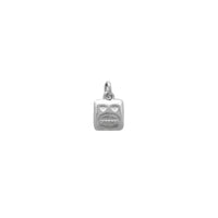 Mini Robot Face Emoji (Silver) Popular Jewelry New York
