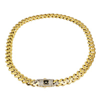 Zirconia Monaco Chain (14K)