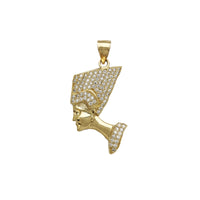 Iced Out Nefertiti Pendant (14K)