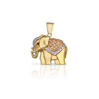 Ornament Elephant Pendant (14K) Popular Jewelry New York