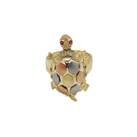 Ornate Shell Fancy Turtle Ring (14K) Popular Jewelry New York