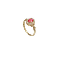 Oval CZ Ring (14K)