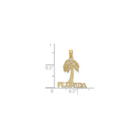 Florida Palm Tree Pendant (14K)
