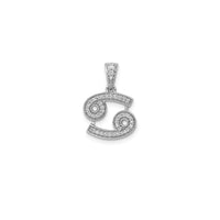 Diamond Cancer Zodiac Sign Pendant (14K)