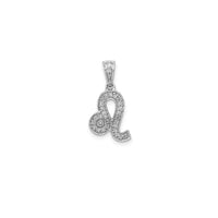 Diamond Leo Zodiac Sign Pendant (14K)