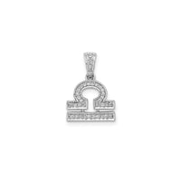 Diamond Libra Zodiac Sign Pendant (14K)