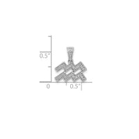 Diamond Aquarius Zodiac Sign Pendant (14K)