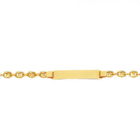 Puffy Mariner Baby ID Bracelet (14K).