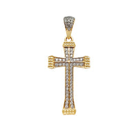 Pave Cross Pendant (14K) Popular Jewelry New York