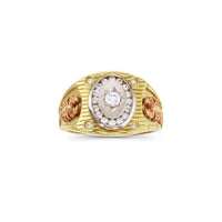 Pave Halo North Star Scorpion Ring (14K) Popular Jewelry New York