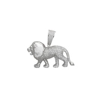 Pave Lion Pendant (Silver) Popular Jewelry New York