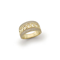 Pave Miammi Cuban CZ Ring (14K) Popular Jewelry New York