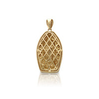 Pavé Stoneset Virgin Mary Medium Pendant (14K) Popular Jewelry New York