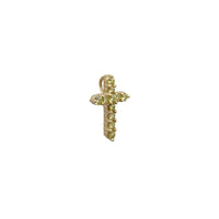 Pave Yellow Diamond Cross Pendant (14K) Popular Jewelry New York
