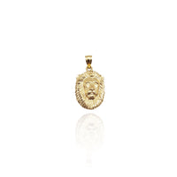 Plain Lion Head Pendant (14K)