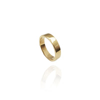 Plain Pinky Wide Band (14K)