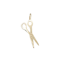 Plain Scissor Pendant (14K)