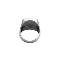 Plain Square Signet Ring (Silver) Popular Jewelry New York