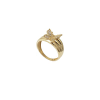 Pop Butterfly CZ Lady Ring (14K).