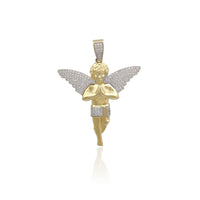 Praying Baby Angel Two-Tone (14K) Popular Jewelry New York