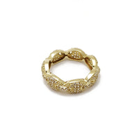 Puffy Marine/Gucci CZ Ring (14K) Popular Jewelry New York