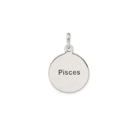 Antique-Finsh Pisces Zodiac Pendant (Silver) Popular Jewelry New York