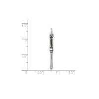 Antique Finish Screwdriver Pendant (Silver)