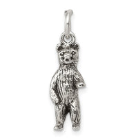 Standing Up Textured Bear (Silver)