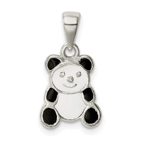 Enamel Panda Pendant (Silver)