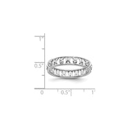 Taurus Zodiac Sign Band Ring (Silver)