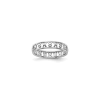Taurus Zodiac Sign Band Ring (Silver)