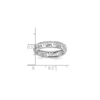 Virgo Zodiac Sign Band Ring (Silver)