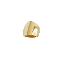 Plain Done Ring (14K)