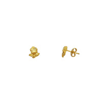 Rose Flower Stud Earring (24K)