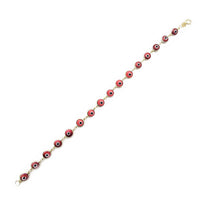 Red Evil Eyes Bracelet (14K) Popular Jewelry New York