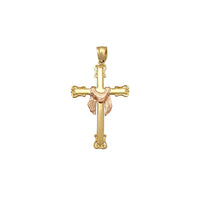 Robe Draped Milgrained Cross Pendant (14K) Popular Jewelry - New York