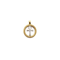 Rope Frame Ankh Pendant (14K) Popular Jewelry New York