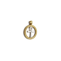 Rope Frame Ankh Pendant (14K) Popular Jewelry New York