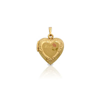 Rose & Mom Locket Pendant (14K) Popular Jewelry New York