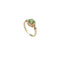 Round CZ Ring (14K)