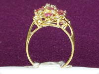 Floral Vine Ruby Ring 14K - Lucky Diamond 恆福珠寶金行 New York City 169 Canal Street 10013 Jewelry store Playboi Charlie Chinatown @luckydiamondny 2124311180