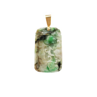 Jade Ruyi Tablet Pendant (14K)