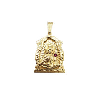 Santa Barbara with Red Stone Pendant (14K)