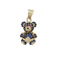 Mini Icy Teddy Bear Pendant (14K)