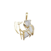Iced-Out Grim Reaper Pendant (14K)