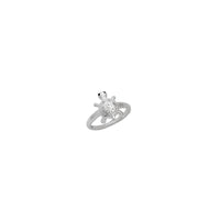 Turtle CZ Ring (Silver)