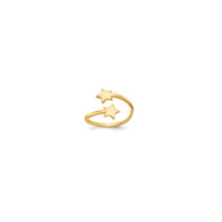 Two Stars Toe Ring (14K)