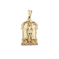 Saint Lazarus Framed Pendant (10K)